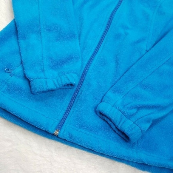 Columbia Fleece Full Zip Sweater Jacket Blue - Picture 7 of 8